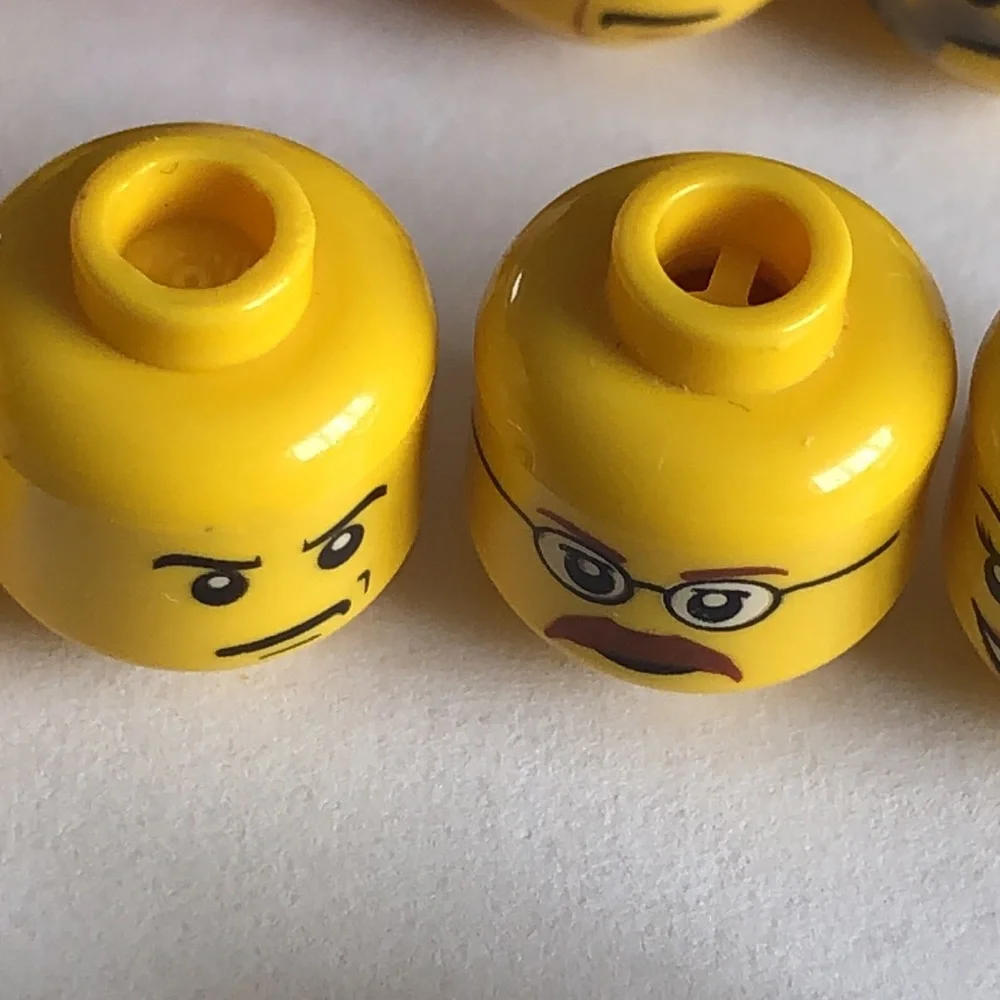 LEGO heads LEGO Hats LEGO head assortment Random yellow LEGO heads